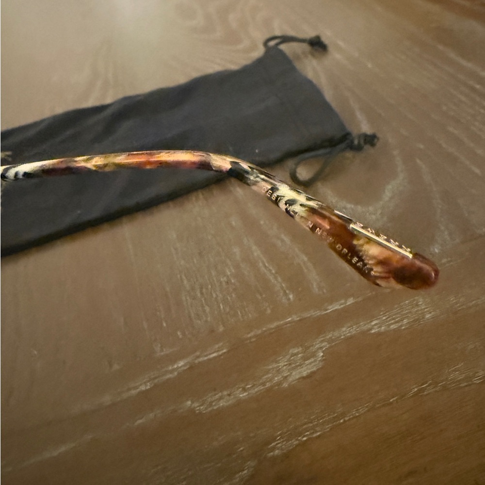 KREWE Breton Sunglasses with Gold Detail - Picture 6 of 6